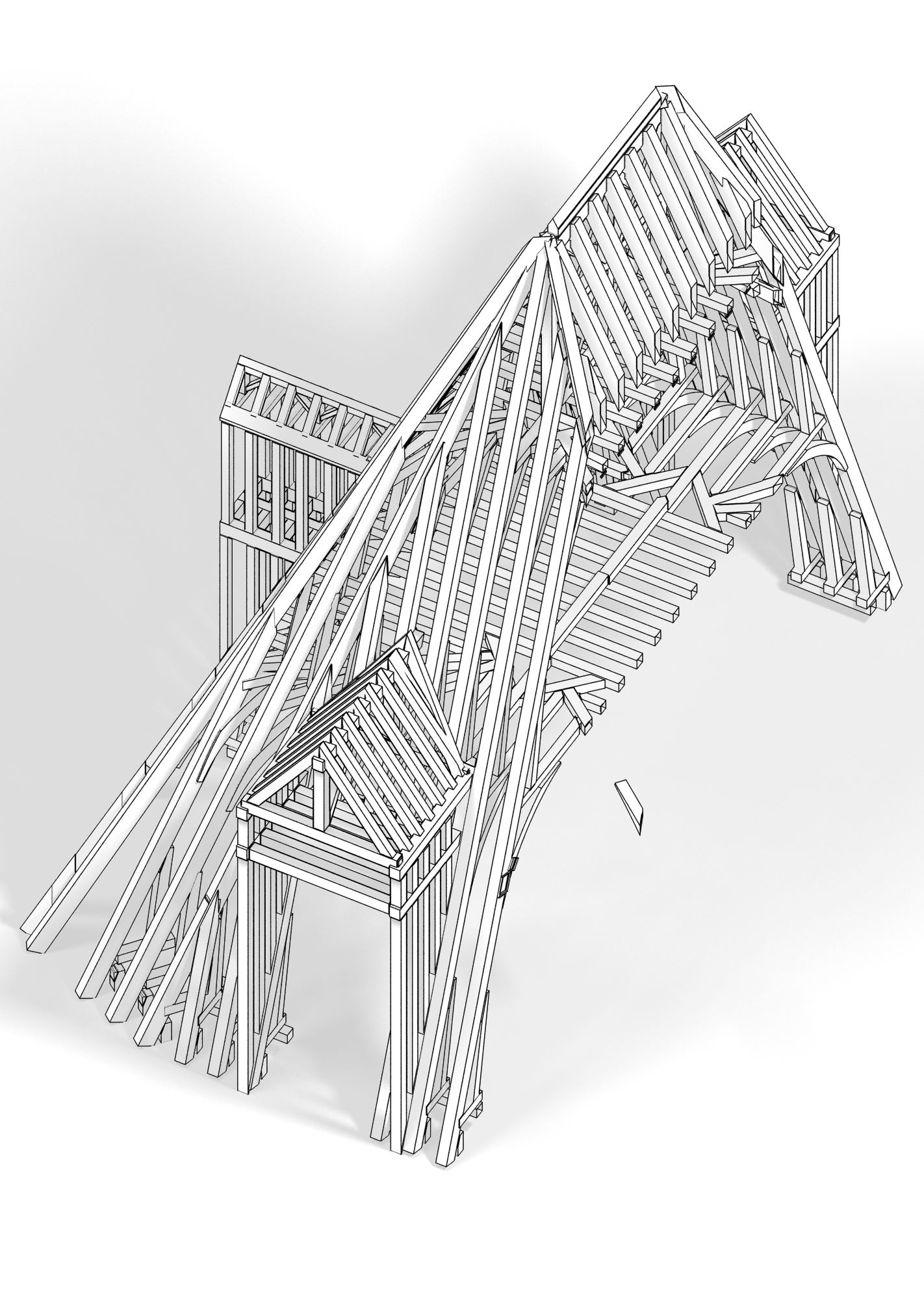 Chateau de Chambord, 3D survey and research 